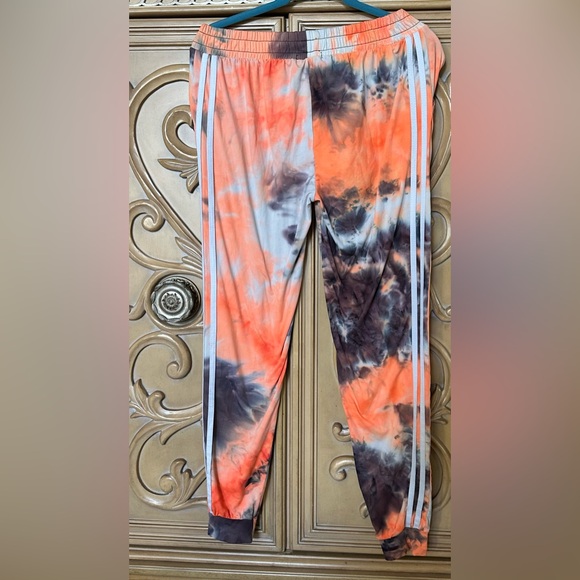 Buzz lounge jogger pants soft tye dye elastic waist w/pockets sz Medium guc - Picture 2 of 9
